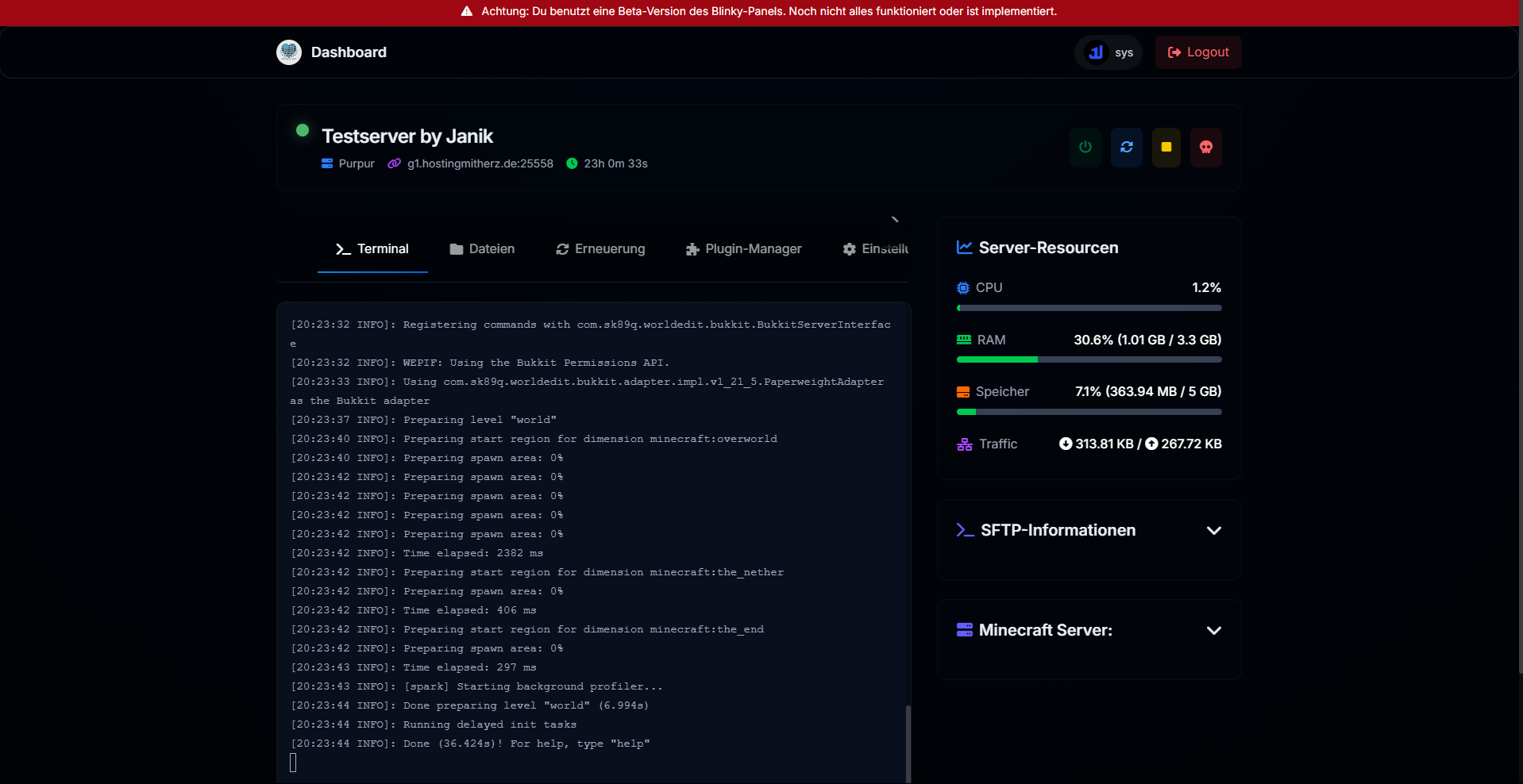 Panel File Manager